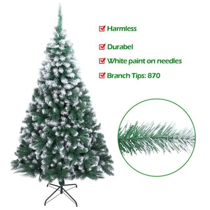 7FT Christmas Tree with Snow