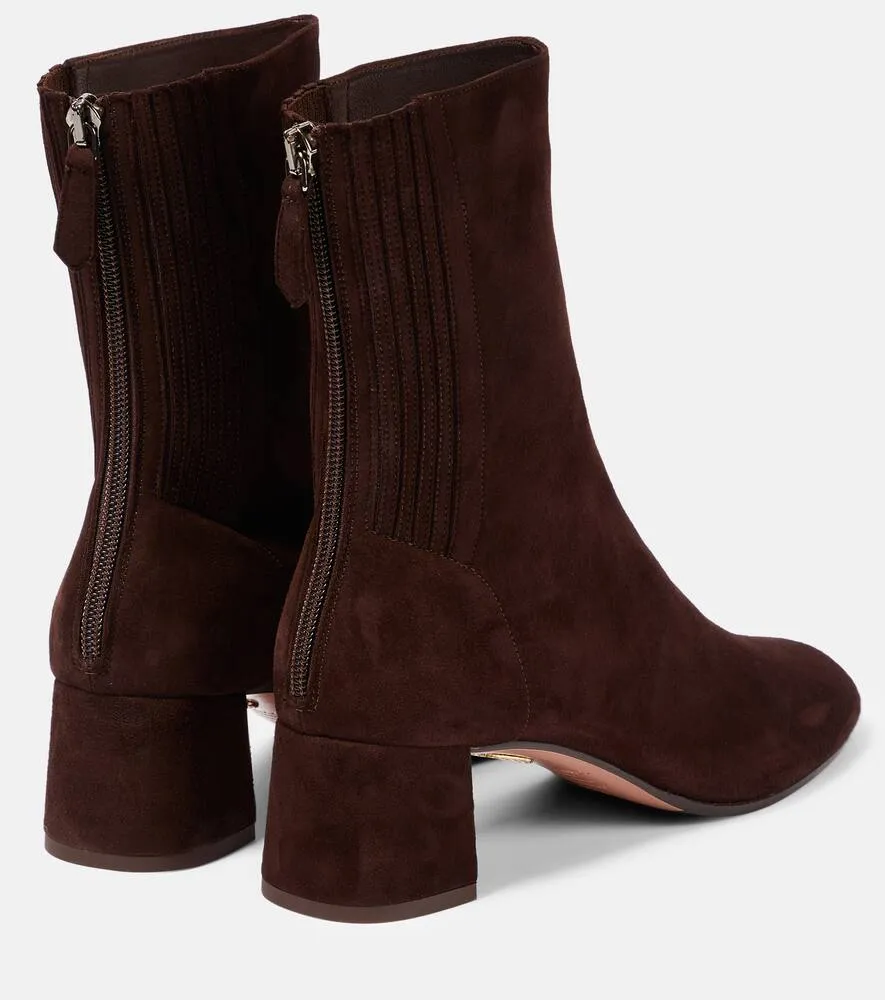 Aquazzura Saint Honore suede ankle boots