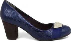 Classic Pump Navy - Cravo e Canela