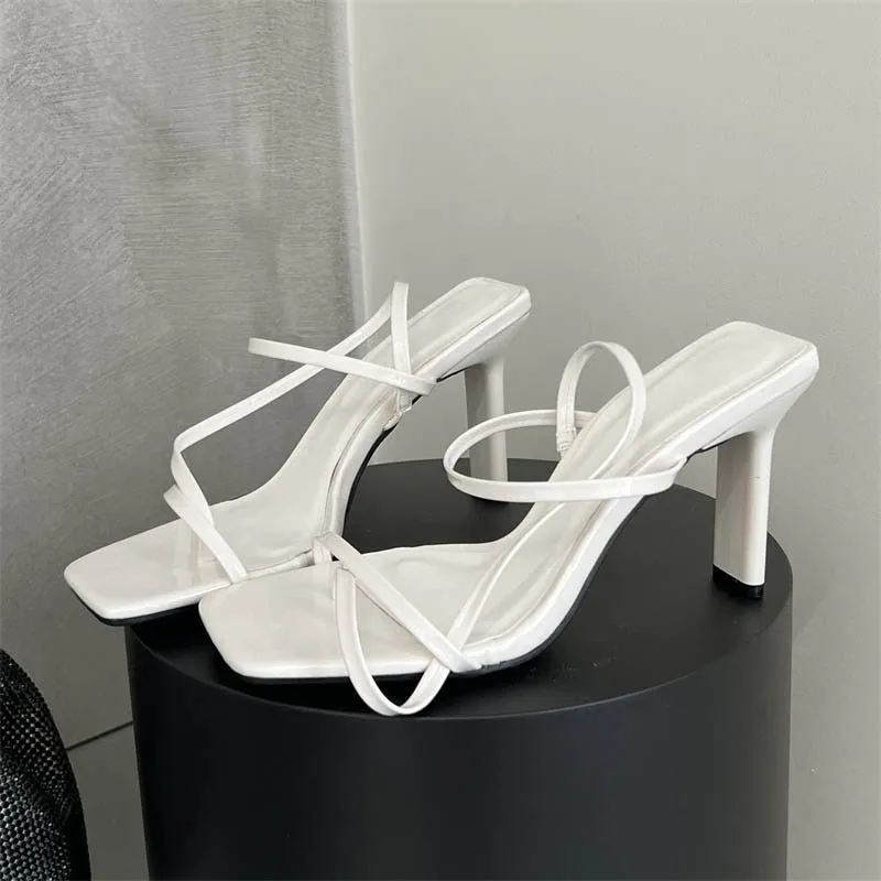 Classic Square Toe High Heels