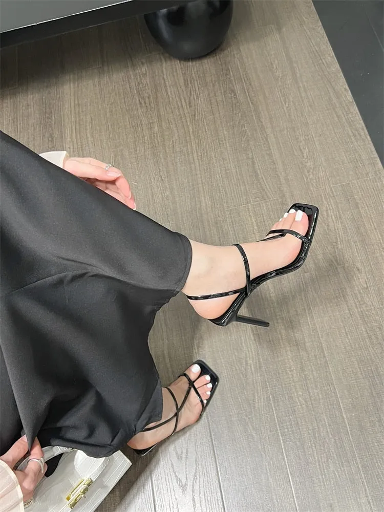 Classic Square Toe High Heels