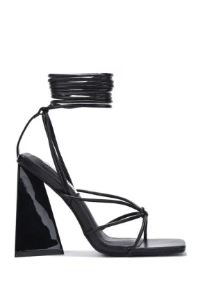 Classic Strappy Black Heel