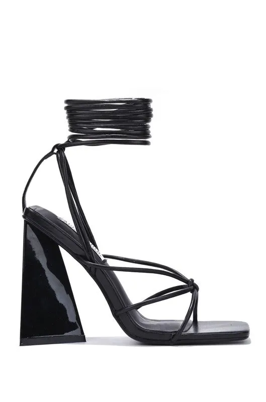 Classic Strappy Black Heel