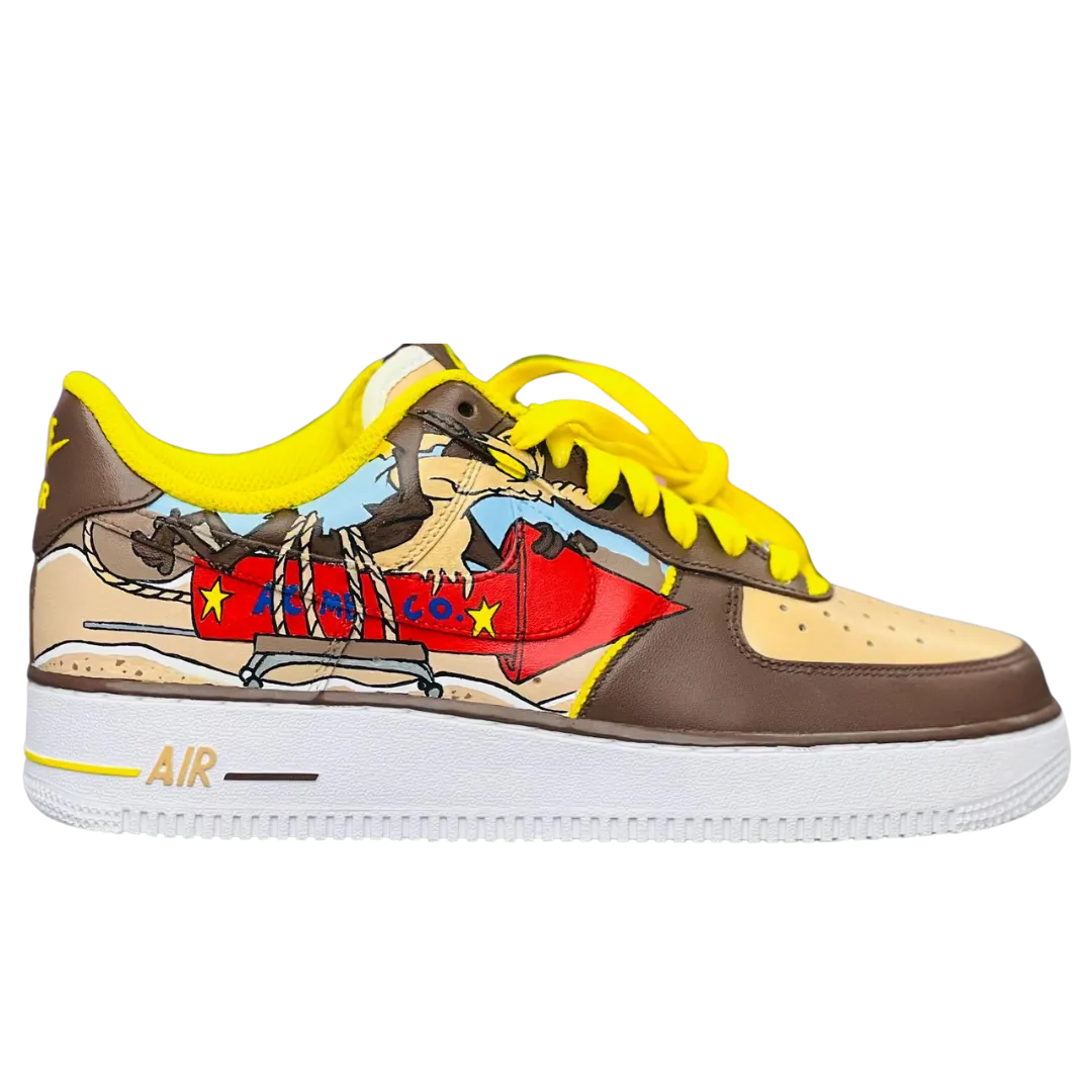 Custom "Speed Soles Air Force 1 Road Runner Edition"
