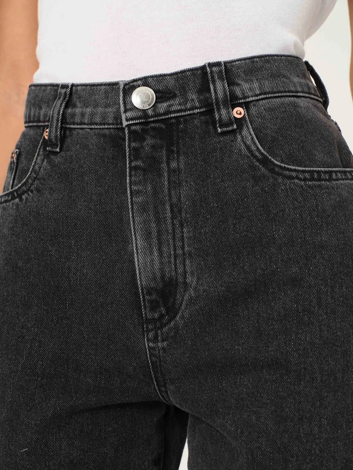 Demie Straight Leg Jeans - Grey