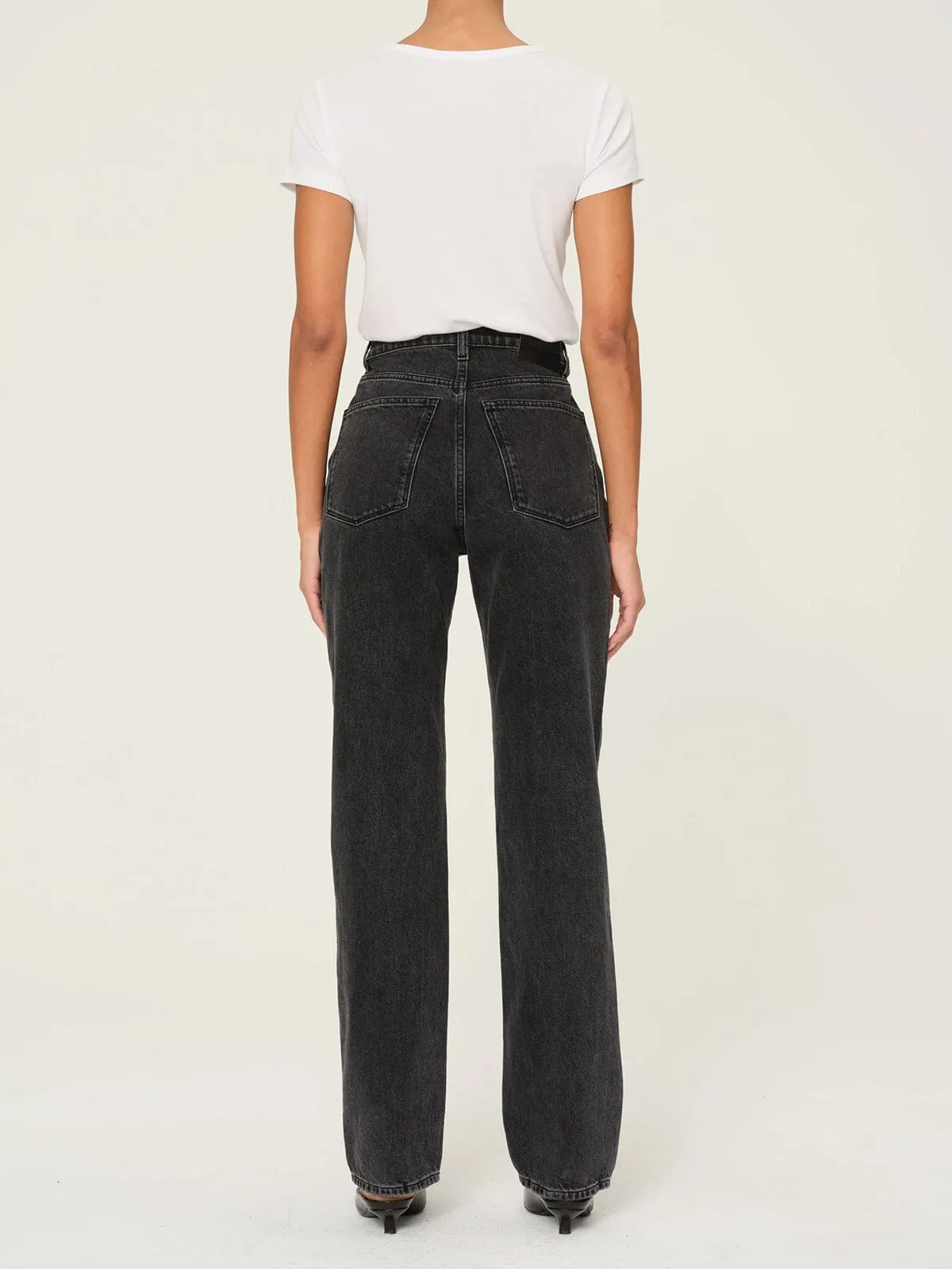 Demie Straight Leg Jeans - Grey