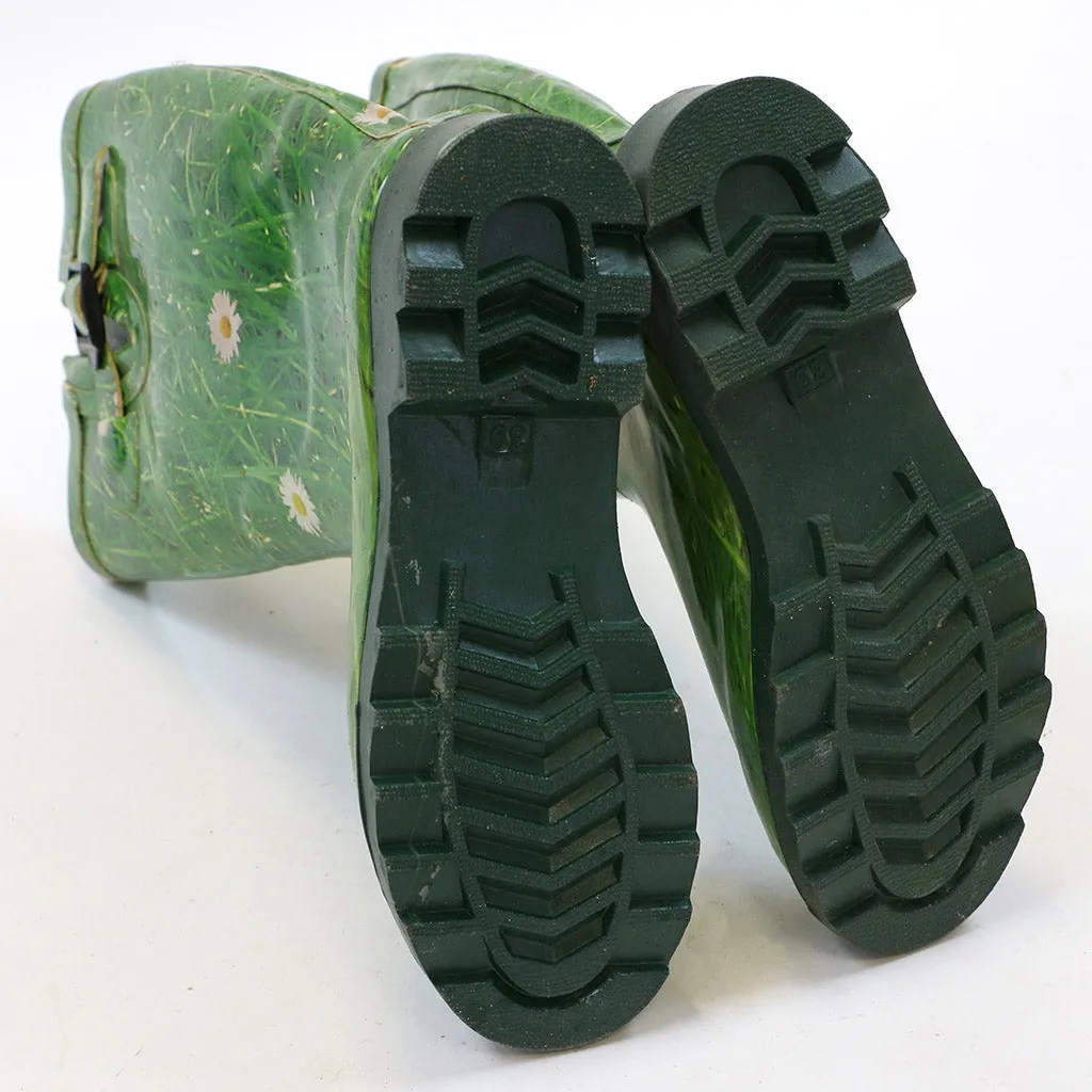 Floral Wellington Boots
