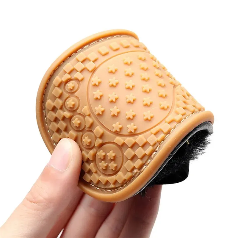 Gold Dot Open Toe Princess Flats Walking Shoes
