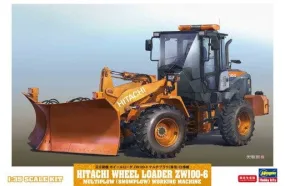 Hasegawa 66102 Hitachi Construction Machinery Wheel Loader ZW100-6 Multiplow (snow removal) 1/35