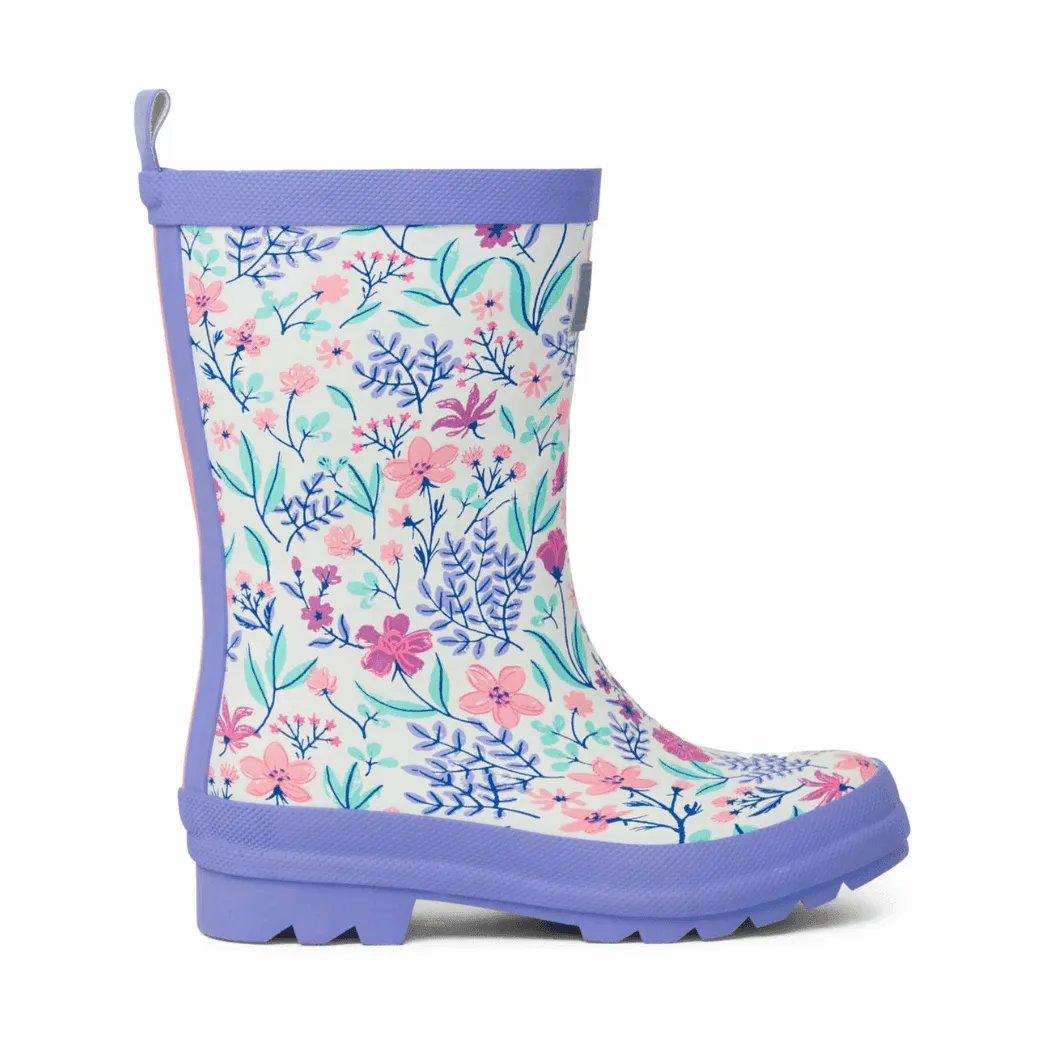 HATLEY Matte Kids Rain Boots | Wild Flowers size 4