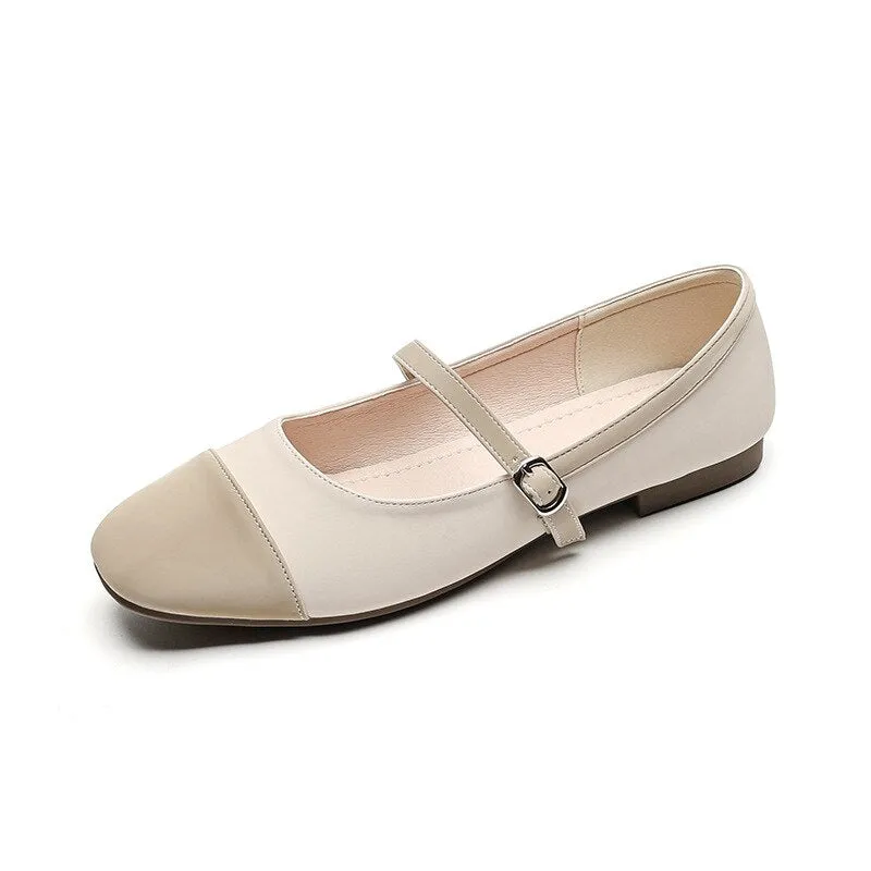 hulianfu  new women's flat shoes Korean style Ladies Casual Loafers shallow mouth design Mary Jane career and party wear free shippin