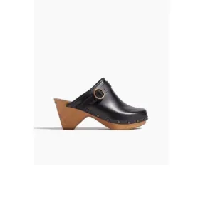 Isabel Marant Titya Leather Clogs - Black