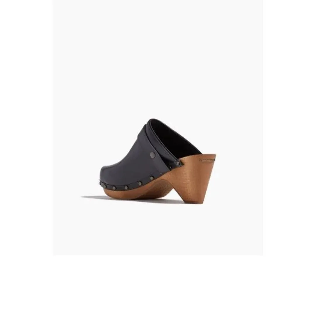 Isabel Marant Titya Leather Clogs - Black