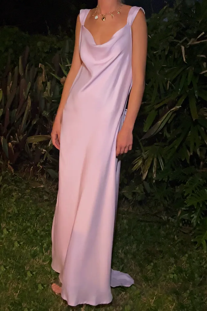 JULIETTE GOWN - LILAC SILK
