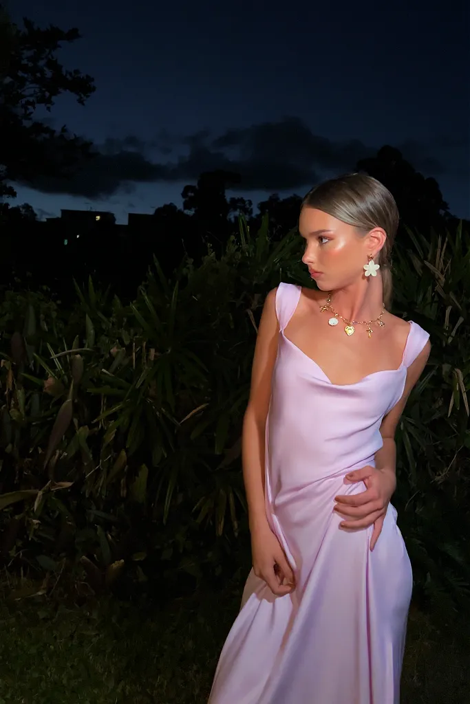 JULIETTE GOWN - LILAC SILK