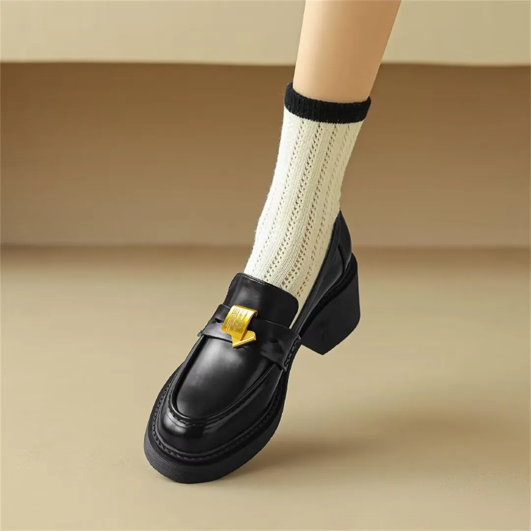 Lustrévo Classic Office Heels