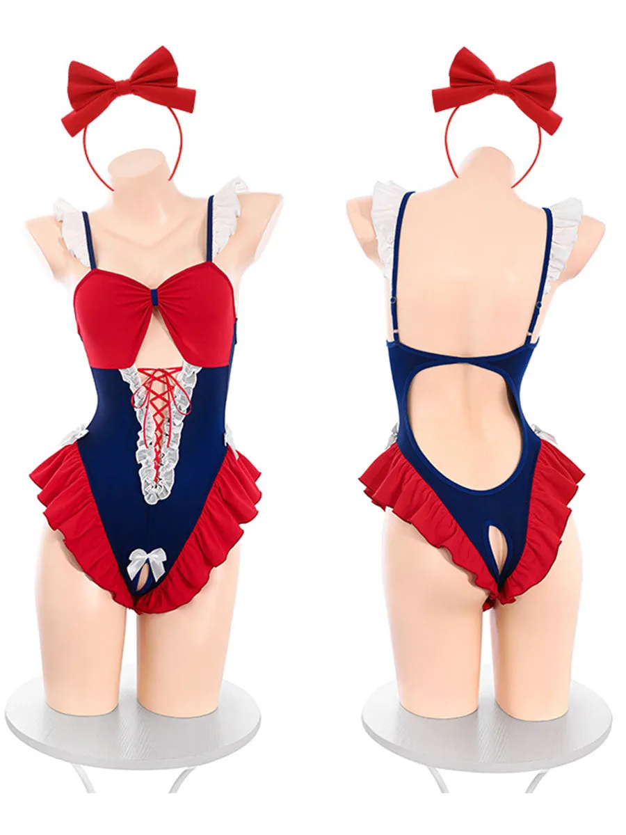 Open Crotch Princess Cosplay Lingerie