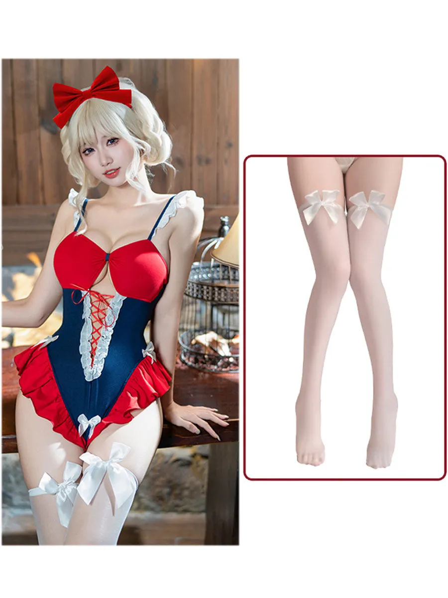 Open Crotch Princess Cosplay Lingerie