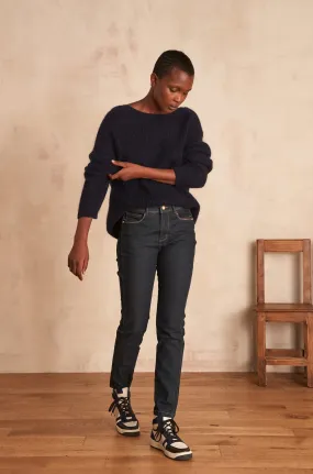 PAOLA RAW-COTTON SLIM-FIT JEANS