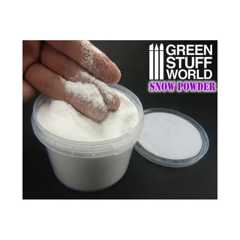 Realistic Snow Flock - 180 ml - Green Stuff World -9237