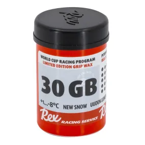 Rex Wax 30GB Fluoro-Free `New Snow` Grip Wax (1C/-8C) | 45g