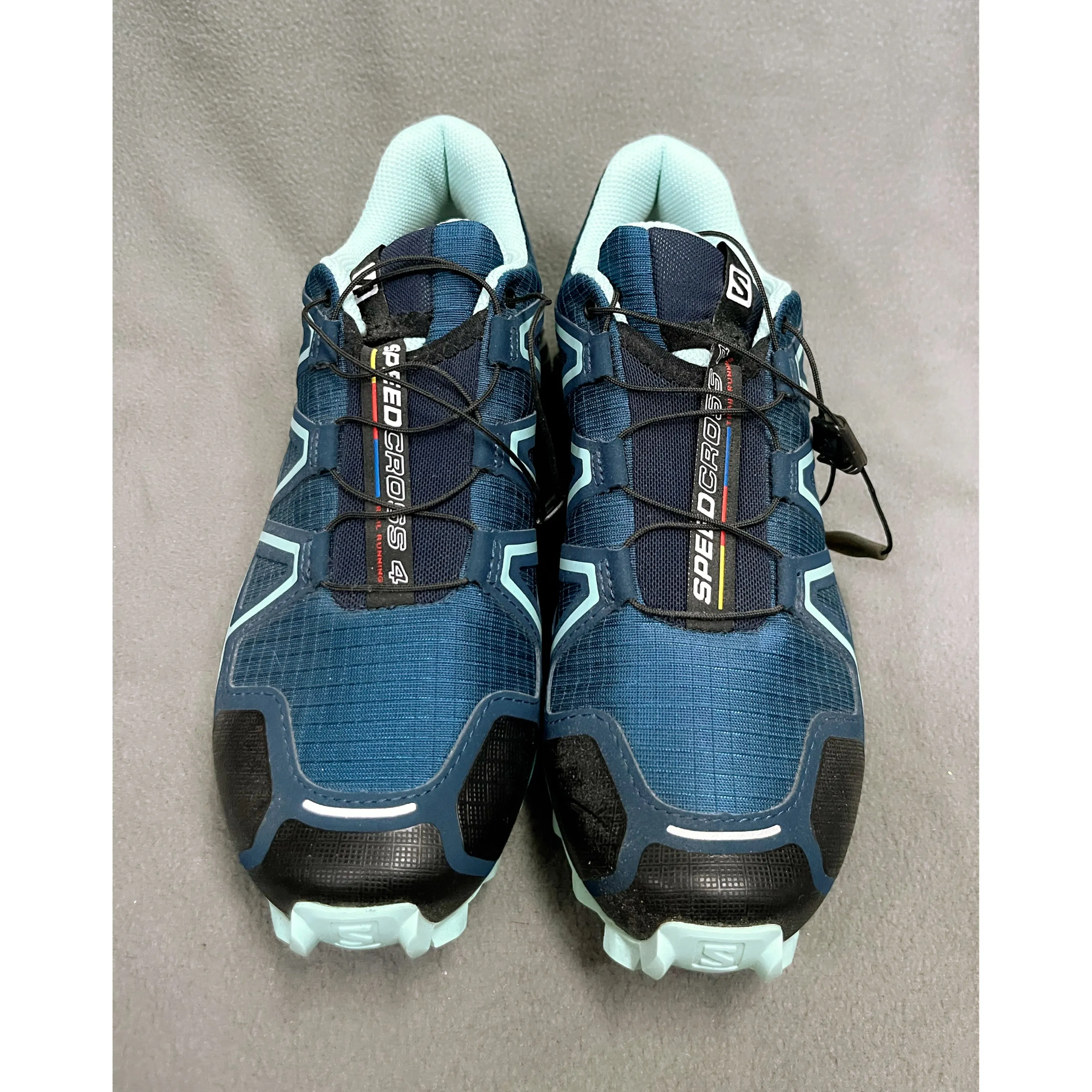 Salomon blue Speedcross trail running shoes, size 8.5, BRAND NEW!