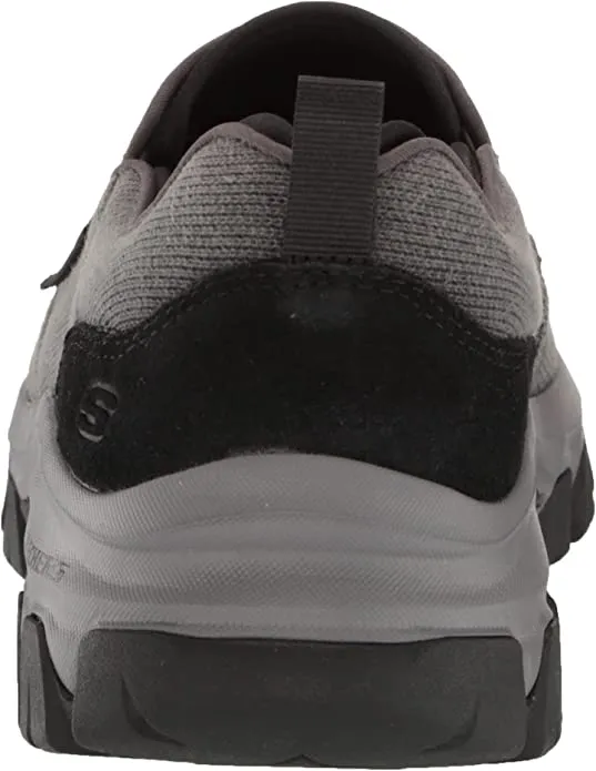 Skechers Edgemont Shelvin Black Rounded Toe Slip On Breathable Mesh Loafers