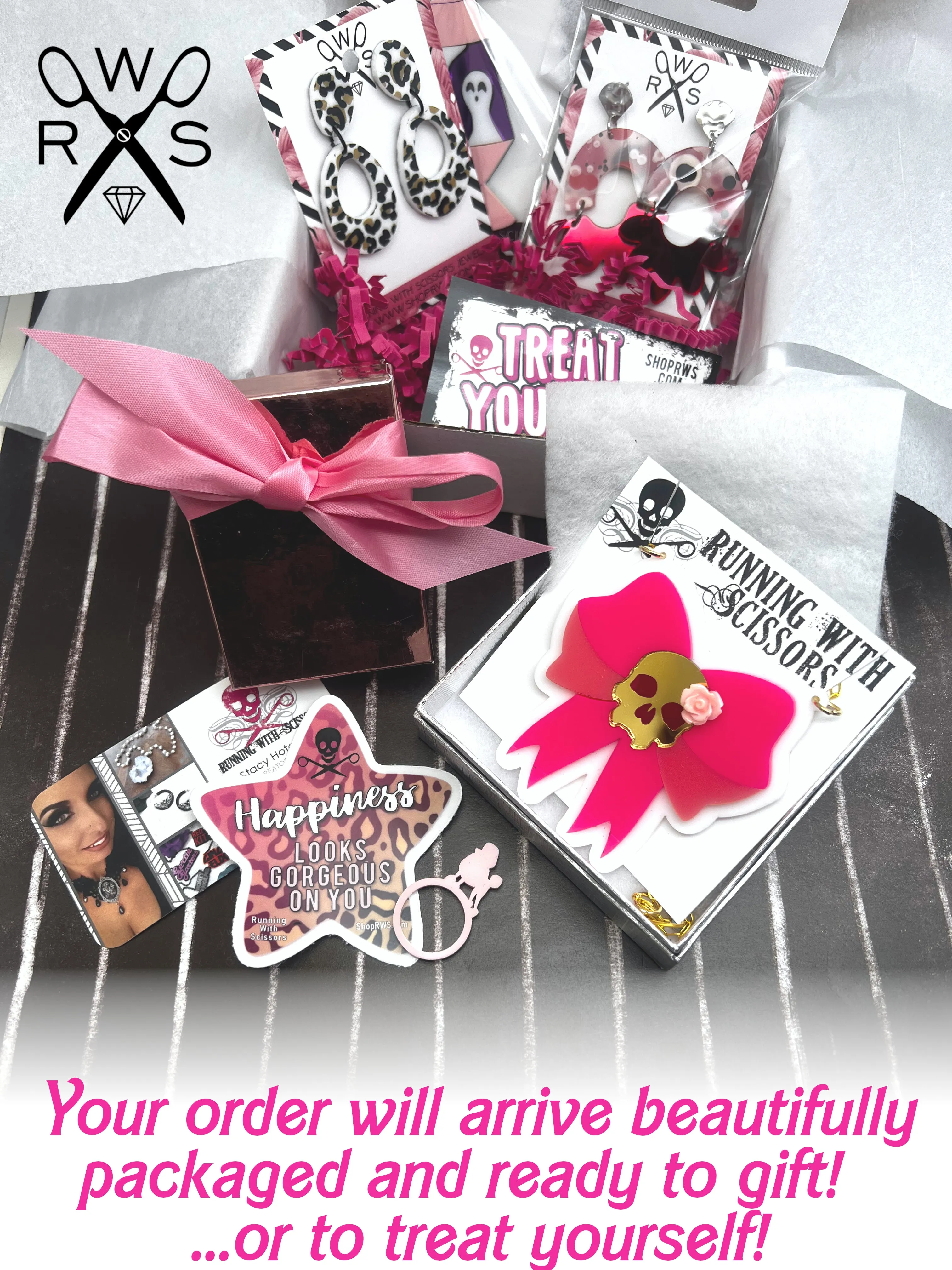 Spiked Heart Hoops