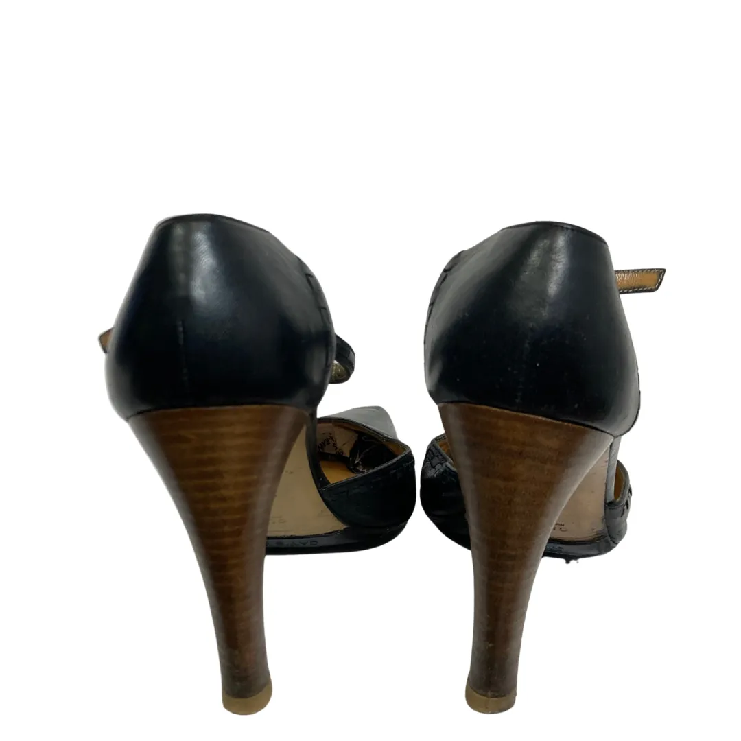 Vintage Gucci Ankle Wrap Pumps Size 7.5